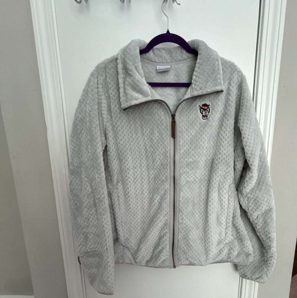 Columbia NC State University  Wolfpack Fuzzy Sherpa Full-Zip Jacket-xl
